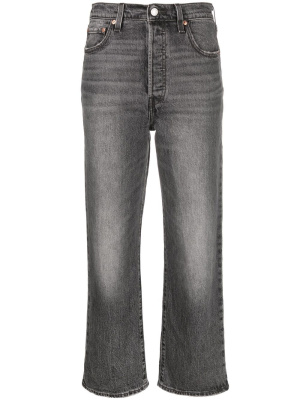 

Ribcage straight-leg cropped jeans, Levi's Ribcage straight-leg cropped jeans