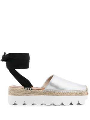 

Chunky-sole ankle-strap espadrilles, Marni Chunky-sole ankle-strap espadrilles