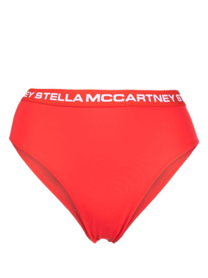 

Logo waistband bikini briefs, Stella McCartney Logo waistband bikini briefs