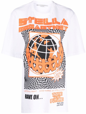 

Rave graphic-print sweatshirt, Stella McCartney Rave graphic-print sweatshirt