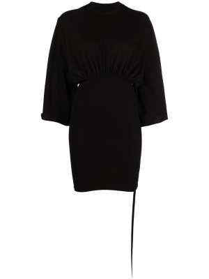 

Tommy cinched-waist dress, Rick Owens DRKSHDW Tommy cinched-waist dress