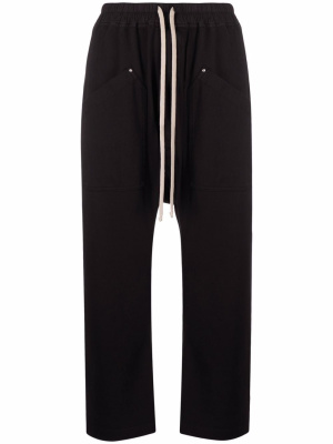 

Drawstring cropped trousers, Rick Owens DRKSHDW Drawstring cropped trousers