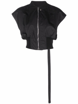 

Sleeveless cropped bomber jacket, Rick Owens DRKSHDW Sleeveless cropped bomber jacket
