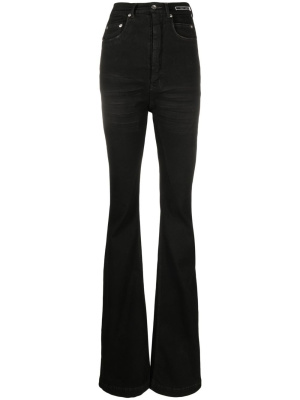 

High-rise flared jeans, Rick Owens DRKSHDW High-rise flared jeans