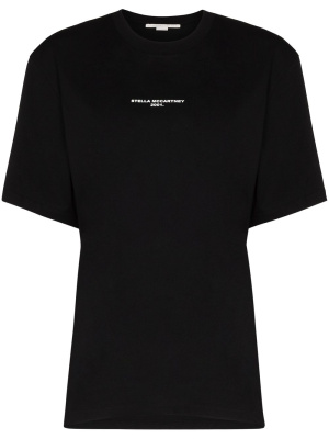 

Logo-print short-sleeve T-shirt, Stella McCartney Logo-print short-sleeve T-shirt