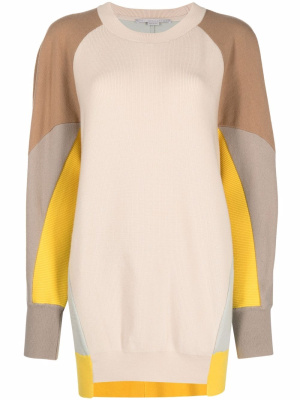 

Contrast-panel wool jumper, Stella McCartney Contrast-panel wool jumper