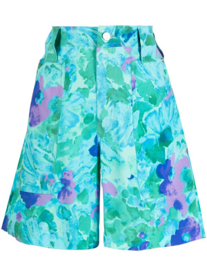 

Floral-print silk shorts, Stella McCartney Floral-print silk shorts