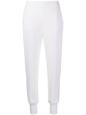 

Elasticated-waist tapered trousers, Stella McCartney Elasticated-waist tapered trousers