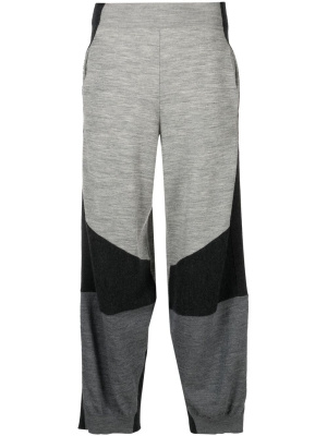 

Colour-block knitted trousers, Stella McCartney Colour-block knitted trousers