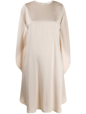 

Draped-back sleeveless dress, Stella McCartney Draped-back sleeveless dress