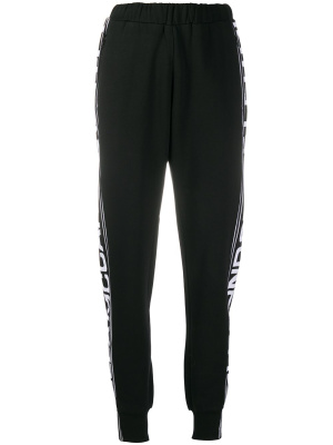 

Logo stripe tapered track pants, Stella McCartney Logo stripe tapered track pants