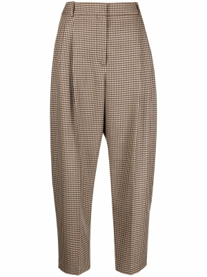 

Houndstooth cropped trousers, Stella McCartney Houndstooth cropped trousers