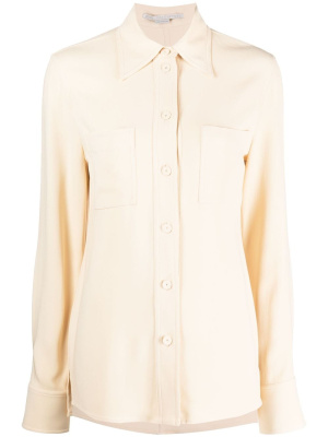 

Pointed-collar button-up shirt, Stella McCartney Pointed-collar button-up shirt