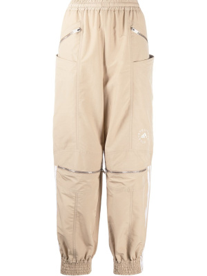 

Logo stripe zip front track pants, Stella McCartney Logo stripe zip front track pants