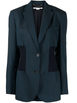 

Notched-lapel single-breasted blazer, Stella McCartney Notched-lapel single-breasted blazer