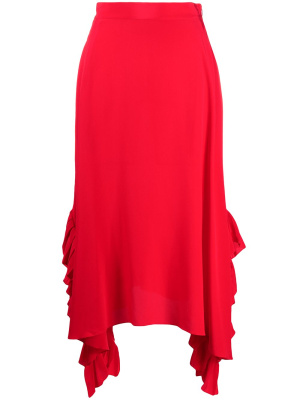 

Silk draped ruffle skirt, Stella McCartney Silk draped ruffle skirt