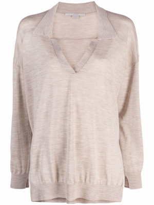 

Collared wool top, Stella McCartney Collared wool top