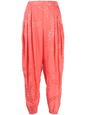

Pleated tapered trousers, Stella McCartney Pleated tapered trousers