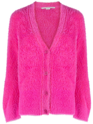 

V-neck brushed cardigan, Stella McCartney V-neck brushed cardigan