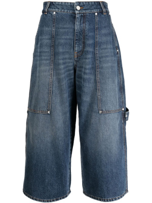 

Cropped wide-leg jeans, Stella McCartney Cropped wide-leg jeans