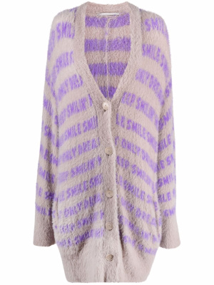 

Slogan-motif cardigan, Stella McCartney Slogan-motif cardigan