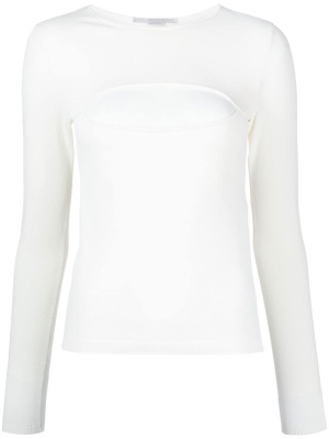 

Cut-out knitted top, Stella McCartney Cut-out knitted top