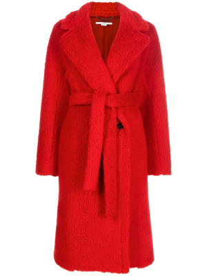 

Belted teddy coat, Stella McCartney Belted teddy coat
