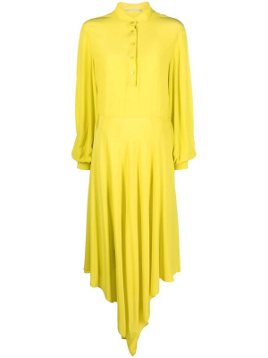 

Long-sleeved asymmetric shirt dress, Stella McCartney Long-sleeved asymmetric shirt dress