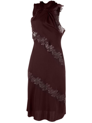 

Lace-detail halterneck dress, Stella McCartney Lace-detail halterneck dress