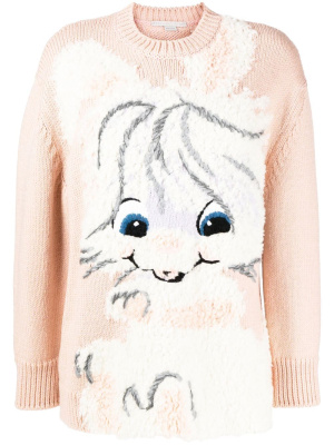 

Intarsia-knit jumper, Stella McCartney Intarsia-knit jumper