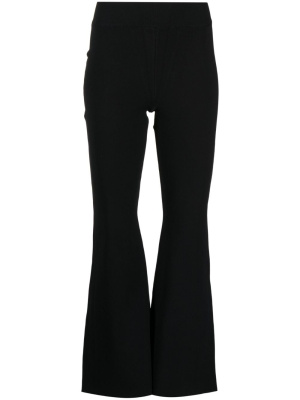 

High-waist knitted flared trousers, Stella McCartney High-waist knitted flared trousers