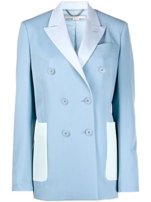 

Panelled double-breasted blazer, Stella McCartney Panelled double-breasted blazer