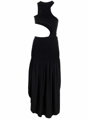 

Cut-out sleeveless asymmetric dress, Stella McCartney Cut-out sleeveless asymmetric dress