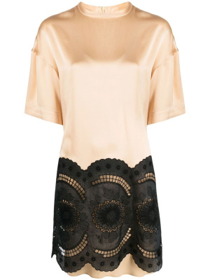 

Lace-embroidered minidress, Stella McCartney Lace-embroidered minidress