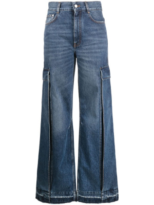 

Wide-leg cargo jeans, Stella McCartney Wide-leg cargo jeans