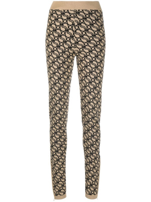 

Wave-pattern knitted trousers, Stella McCartney Wave-pattern knitted trousers