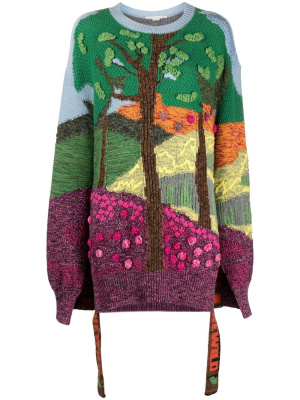

Tree Of Life jacquard jumper, Stella McCartney Tree Of Life jacquard jumper