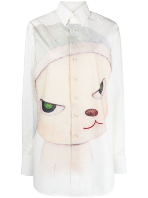 

Graphic-print button-up shirt, Stella McCartney Graphic-print button-up shirt
