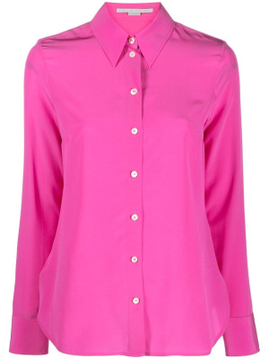 

Long-sleve silk shirt, Stella McCartney Long-sleve silk shirt