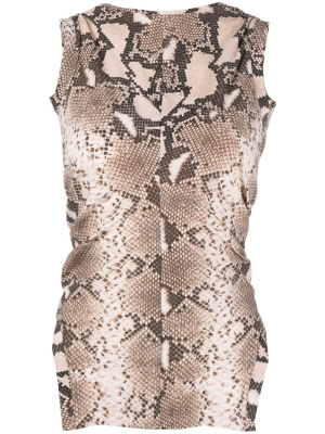

Python-print vest top, Stella McCartney Python-print vest top