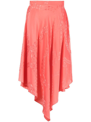 

Chain-link print skirt, Stella McCartney Chain-link print skirt