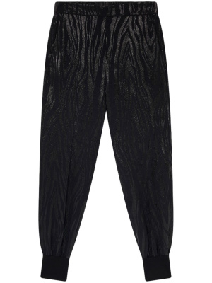 

Wood-grain effect tapered trousers, Stella McCartney Wood-grain effect tapered trousers