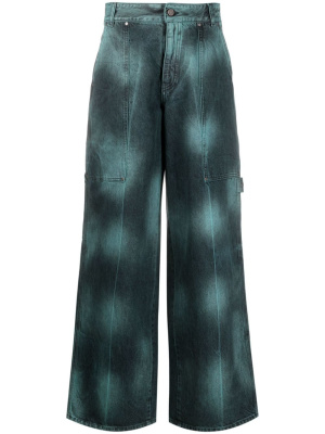 

Tie-dye wide-leg jeans, Stella McCartney Tie-dye wide-leg jeans