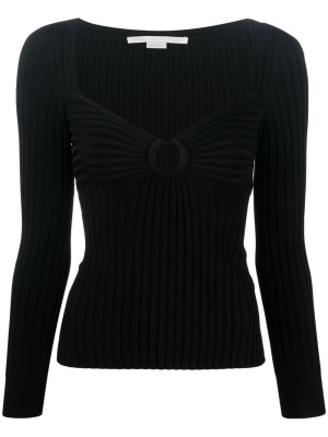

Cut-out ribbed jumper, Stella McCartney Cut-out ribbed jumper