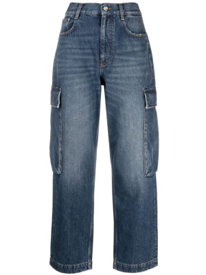 

Cropped cargo jeans, Stella McCartney Cropped cargo jeans