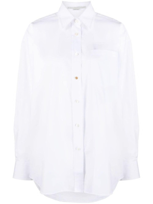

Long-sleeve cotton shirt, Stella McCartney Long-sleeve cotton shirt