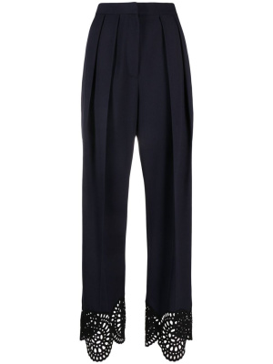 

Broderie anglaise-trimmed trousers, Stella McCartney Broderie anglaise-trimmed trousers