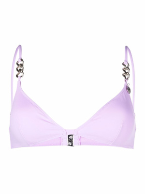 

Triangle-cup bikini top, Stella McCartney Triangle-cup bikini top