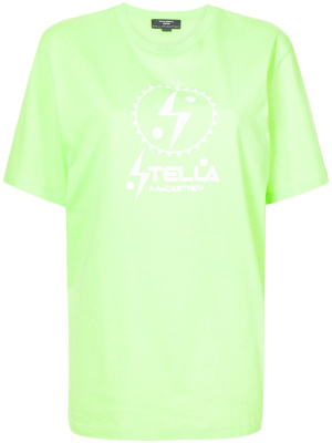 

Logo-print cotton T-shirt, Stella McCartney Logo-print cotton T-shirt