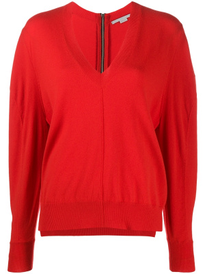 

V-neck draped jumper, Stella McCartney V-neck draped jumper